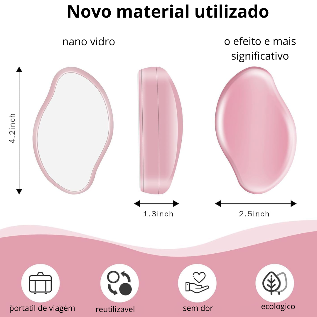 Pele lisinha sem esforço.