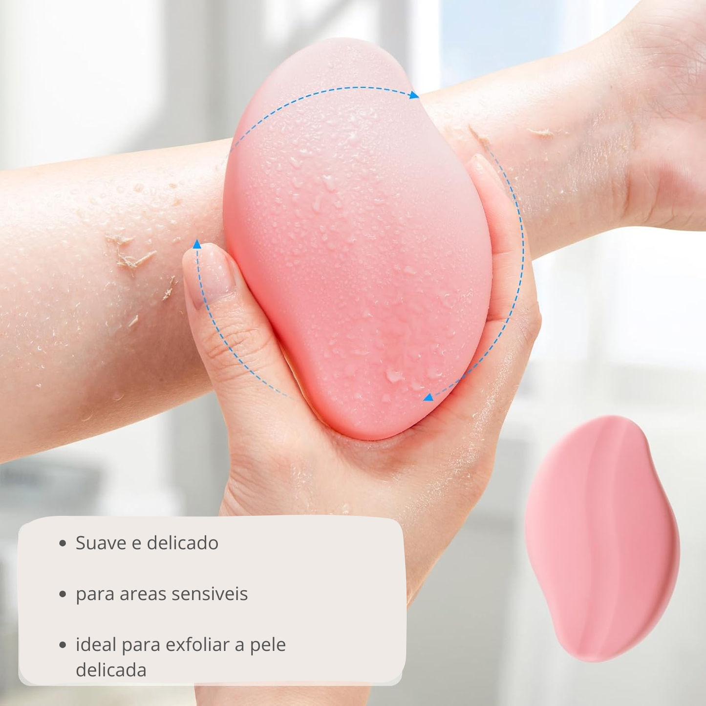 Pele lisinha sem esforço.